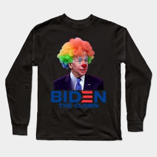 Biden the clown Long Sleeve T-Shirt